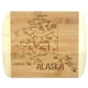 A Slice of Life Alaska Serving Cutting Board