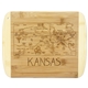 A Slice of Life Kansas Serving Cutting Board