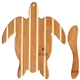Sea Turtle Charcuterie Board with Spreader Knife Gift Set
