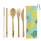 Take - Along Flatware Utensil Roll - Pineapple