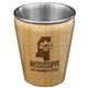 Mississippi State Bamboo and Stainless Steel Shot Glass