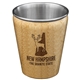 New Hampshire State Bamboo and Stainless Steel Shot Glass