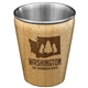Washington State Bamboo and Stainless Steel Shot Glass