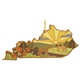 Kentucky State Shaped Serving and Cutting Board with Artwork by Summer Stokes