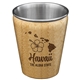 Hawaii State Bamboo and Stainless Steel Shot Glass