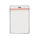 3 5/8 x 4 5/18 Blank Vertical Vinyl Pouch with Zipper