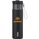 24 oz Contigo Dualsip Stainless Steel Bottle - Licorice Gunmetal