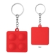 Push Pop Square Stress Reliever Keychain
