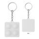 Push Pop Square Stress Reliever Keychain
