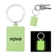 Rectangle Glow In The Dark Keychain