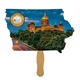 Iowa State Shape Hand Fan Full Color (1 Side)