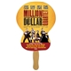 Guitar Hand Fan Full Color (1 Side)