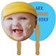 Elliptical Hand Fan Full Color (2 Sides)