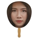 Elliptical Hand Fan Full Color (1 Side)