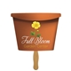 Flower Pot Hand Fan Full Color (1 Side)