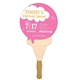 Ice Cream Hand Fan Full Color (1 Side)