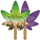 Cannabis Hand Fan Full Color (2 Sides)