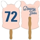Llama Auction Hand Fan Full Color