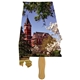 Texas State Shape Hand Fan Full Color (1 Side)