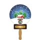 Snow Globe Hand Fan Full Color (1 Side)