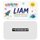 1.5 x 3 Name Badge - Pin Back