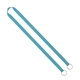 IMPORT Rush 5/8 Polyester 2- Ended Lanyard with Dual Sewn Silver Metal Split - Ring