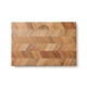 Baylor Acacia Wood Herringbone Serving Board