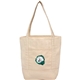 Mini 6 oz Recycled Cotton Canvas Tote