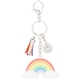 Rainbow 3- Charm Keychain