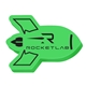 Rocket Ship Die Cut Eraser
