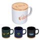 Dalton 12 oz Ceramic Mug w / Bamboo Lid / Coaster