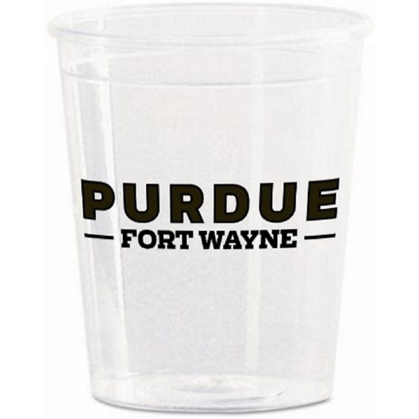 2 oz. Clear Polystyrene Plastic Shot Cup