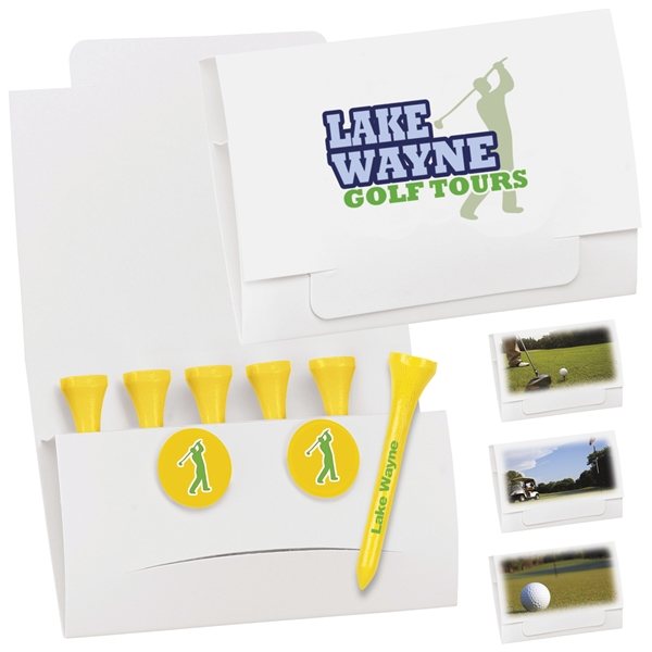 6-2 Golf Tee Packet - 2-1/8 Tee