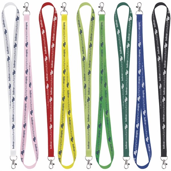 Universal Source(R) 5/8 Satin Screen Print Lanyard