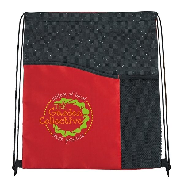 Galaxy Non - Woven Drawstring Backpack