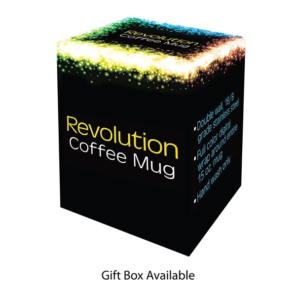 15 oz. Revolution Coffee Mug, FCD with Varnish or Varnish Only