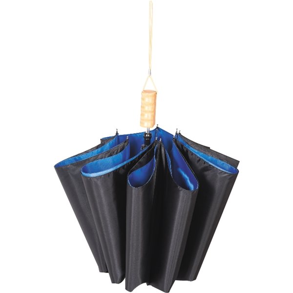 46quot Blue Skies Auto Open Folding Umbrella