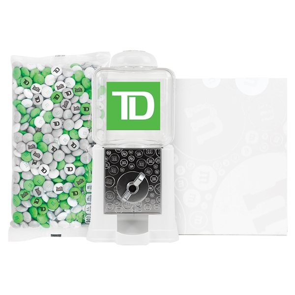 Personalized MMs And Dispenser In Gift Box