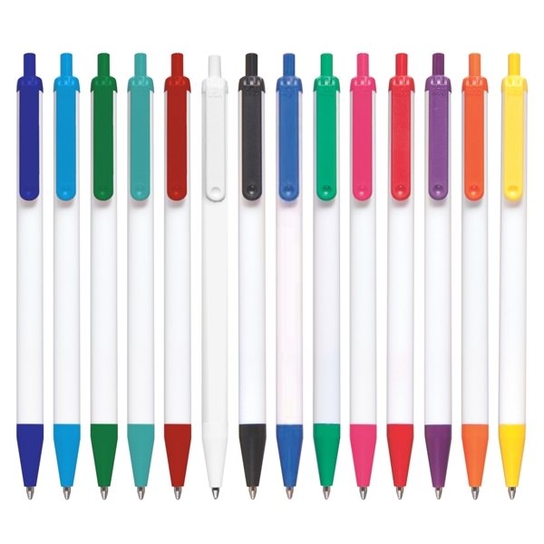 Union Printed, Certified USA Made Click Stick Ballpoint Pen for Promotional Printing