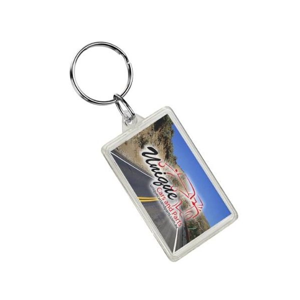 Rectangle Crystal Keytag