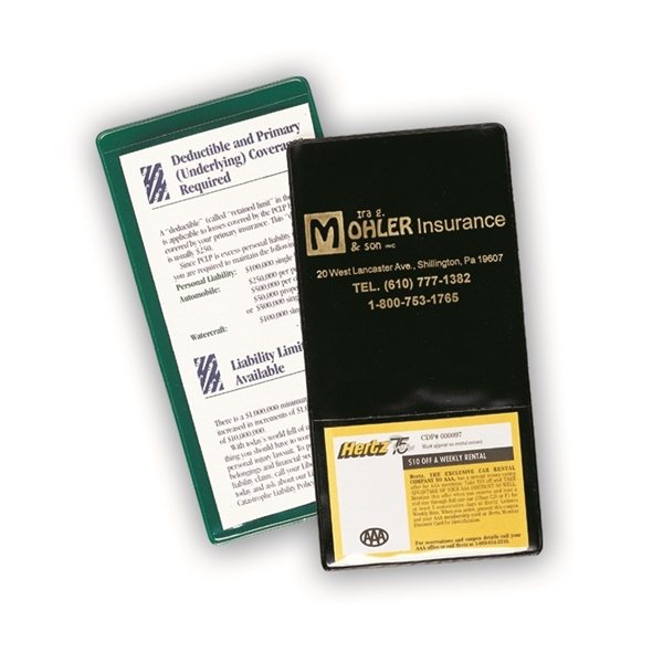 Lottery Ticket / Insurance Card Holder with Business Card Holder