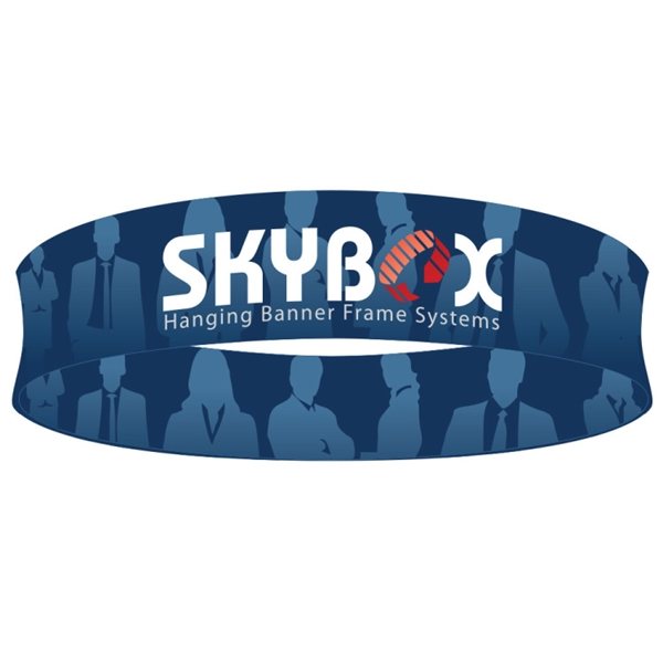 Hanging Banners (Circle) 32in H 15ft D In / Out graphics