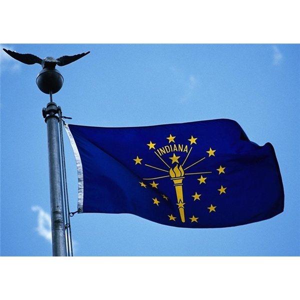 Indiana State Flag - 3 x 5 - Nylon