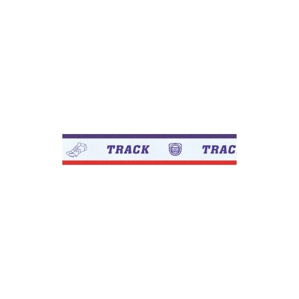 Track V Neck Ribbon with Clip, 7/8 wide