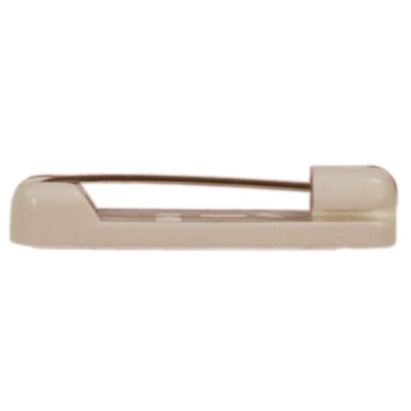 White Plastic Bar Pin