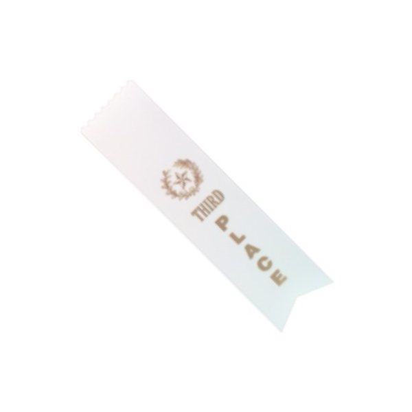 Third Place Ribbon 2 x 8