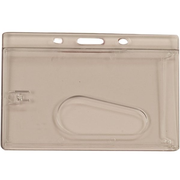 Convention Badge Holder with Bulldog Clip
