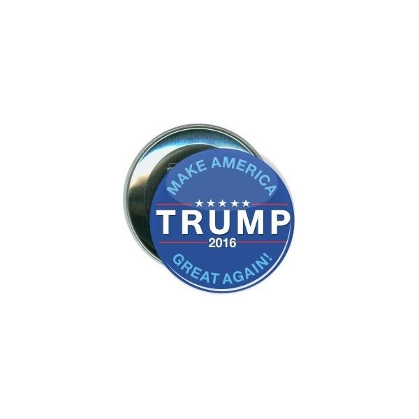 Trump, Make America Great Again Blue, Political Button