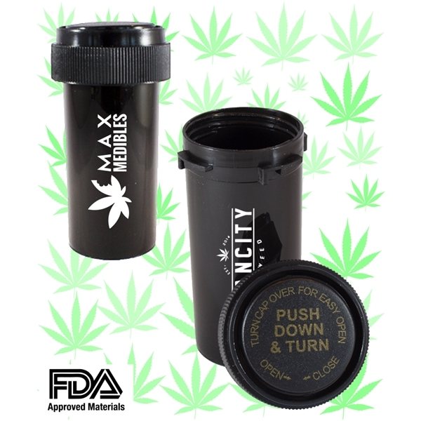 Push Turn Reverse Container (13 Dram) - Cannabis