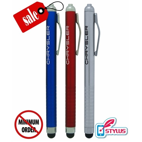 Closeout - Charming - Auto - Retractable Gravity Action iPen with Stylus Tip